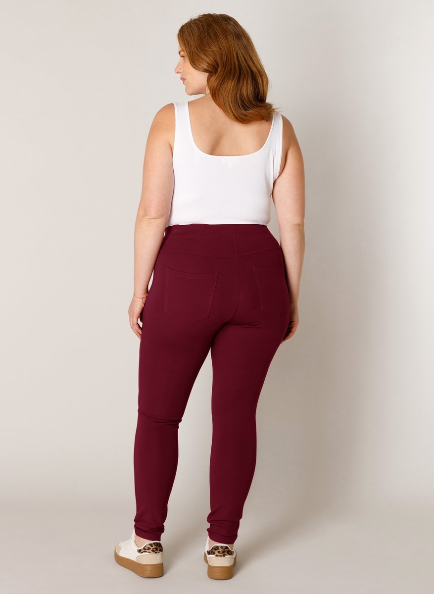 BASE LEVEL CURVY Arnika Tregging - Wine Red - maat 2(50)