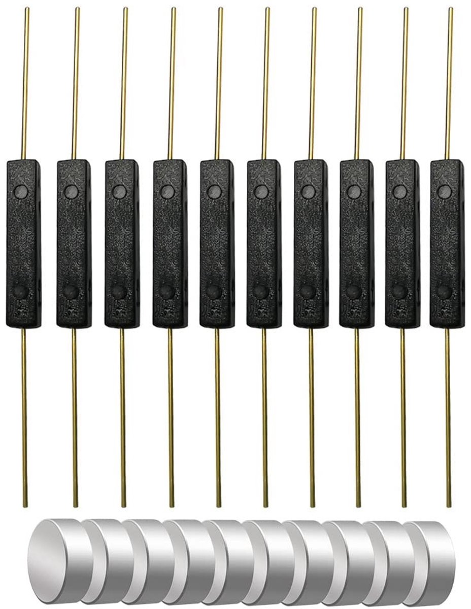 Solidchoice - Set van 10 Plastic Reed Switches met Magneten