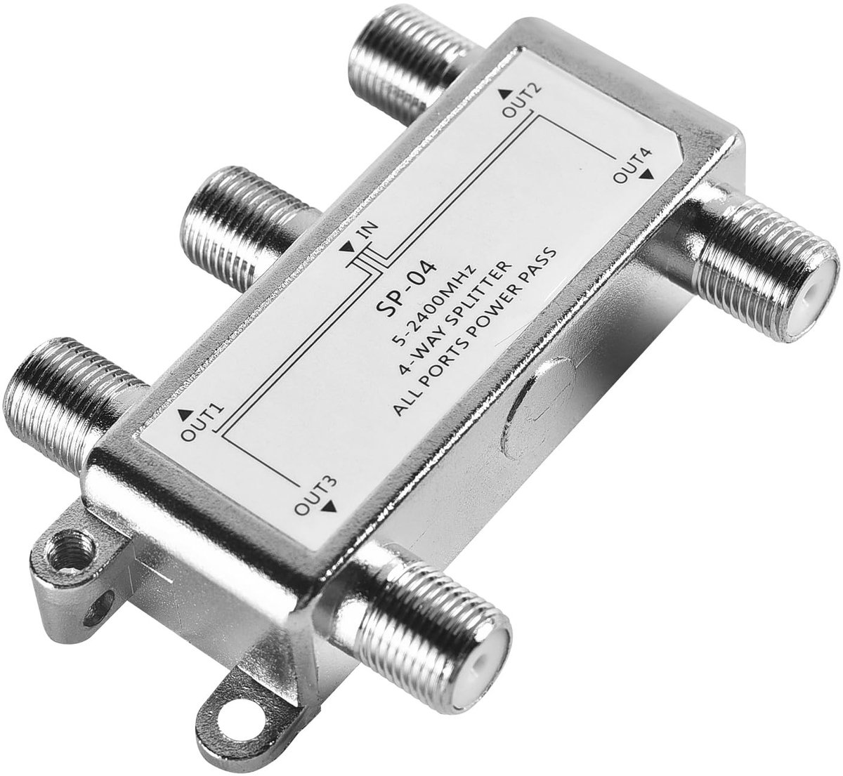 Solidchoice - 4-Weg Antenne Splitter voor Satellietontvangers