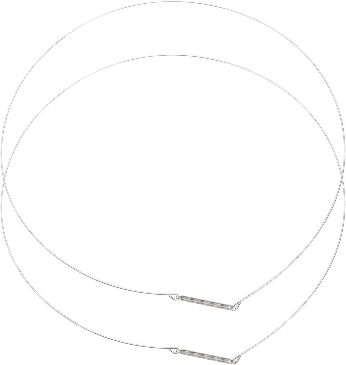 Wasmachine Deur Klem - Afdichtingsring - Wasmachine Reparatie - Roestvrijstalen Constructie - 35 cm Diameter - Zilver