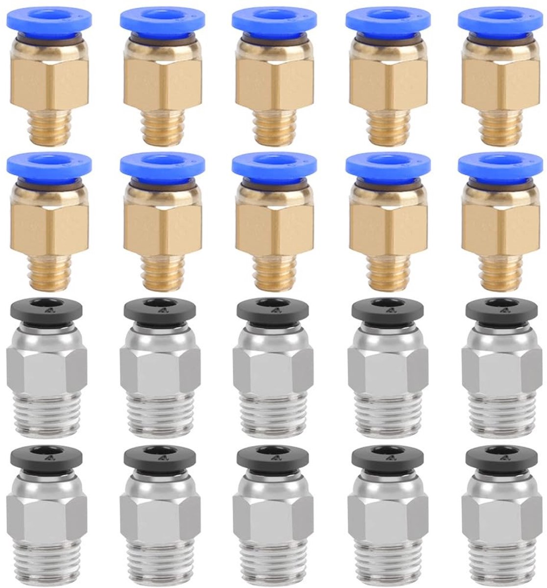 Solidchoice - 10 Stuks Pneumatische Aansluitingen voor 3D Printers