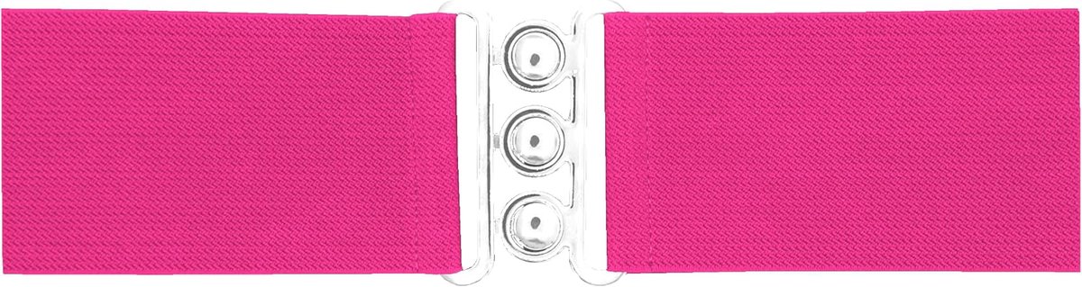 Brede elastische riem met gesp 7.5 cm - dames - comfortabel - perfect voor casual outfits - ShopVlot