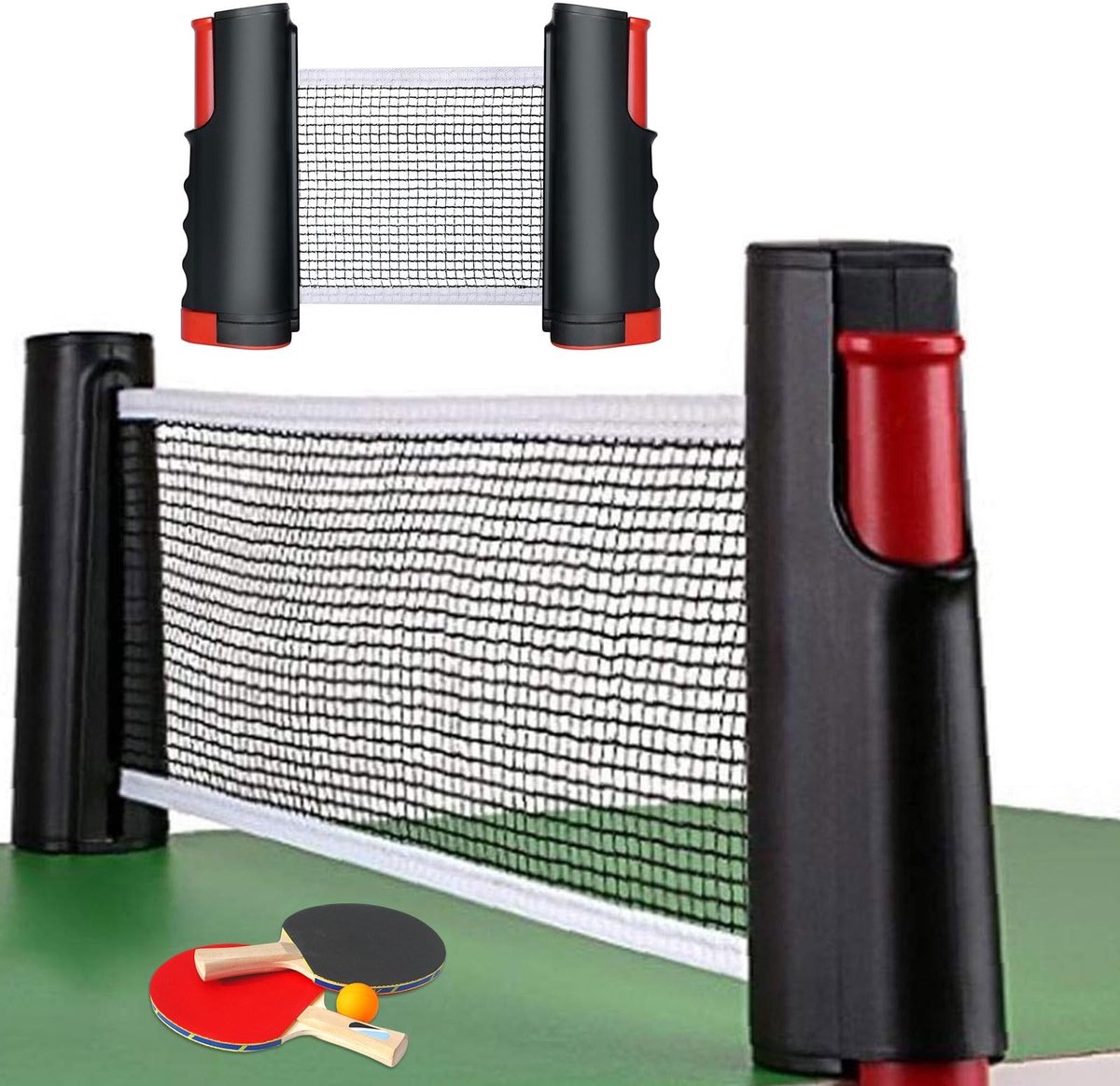 Solidchoice - Uitvouwbaar Portable Tafeltennisnet voor Binnen en Buiten
