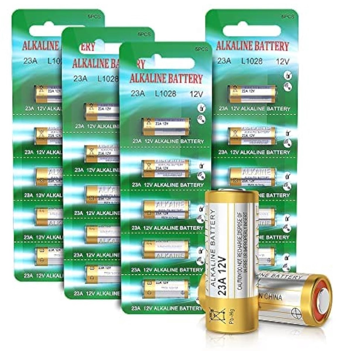 Solidchoice - Set van 20 A23 12V Alkaline Batterijen voor Elektronische Apparaten