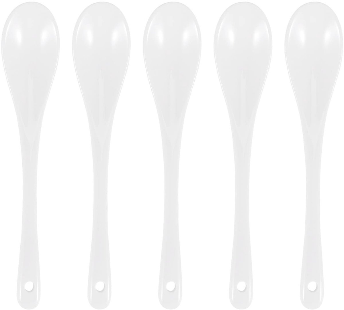 Solidchoice - Set van 5 Ceramische Theelepels voor Jam en Honing