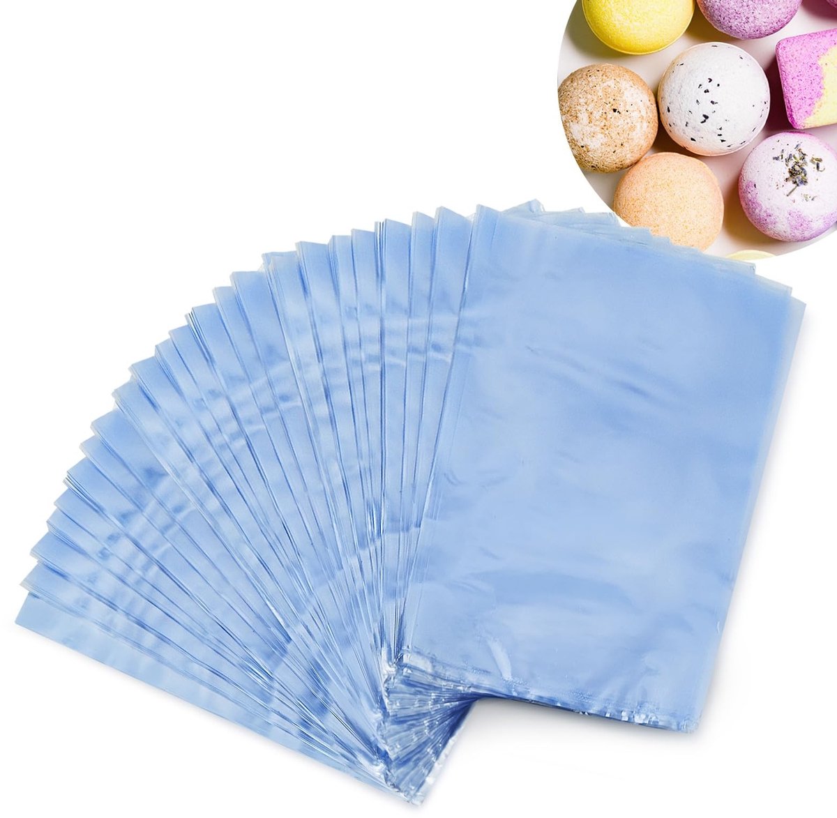 Solidchoice - 300 Stuks Heldere PVC Krimpzakken 10x15cm
