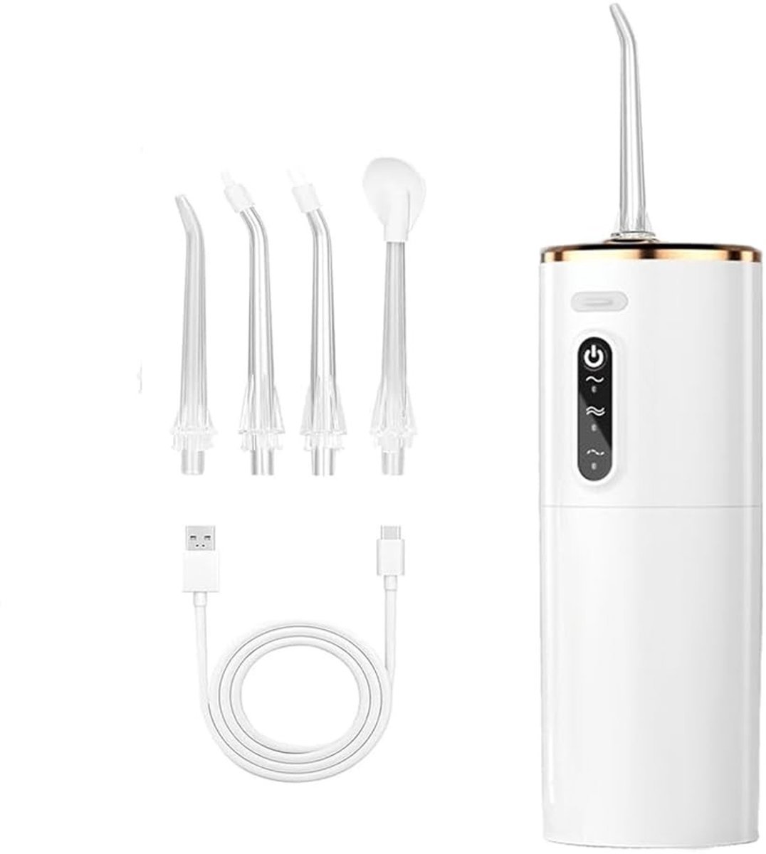 Solidchoice - Draadloze Water Flosser met 5 Nozzles en 3 Modes