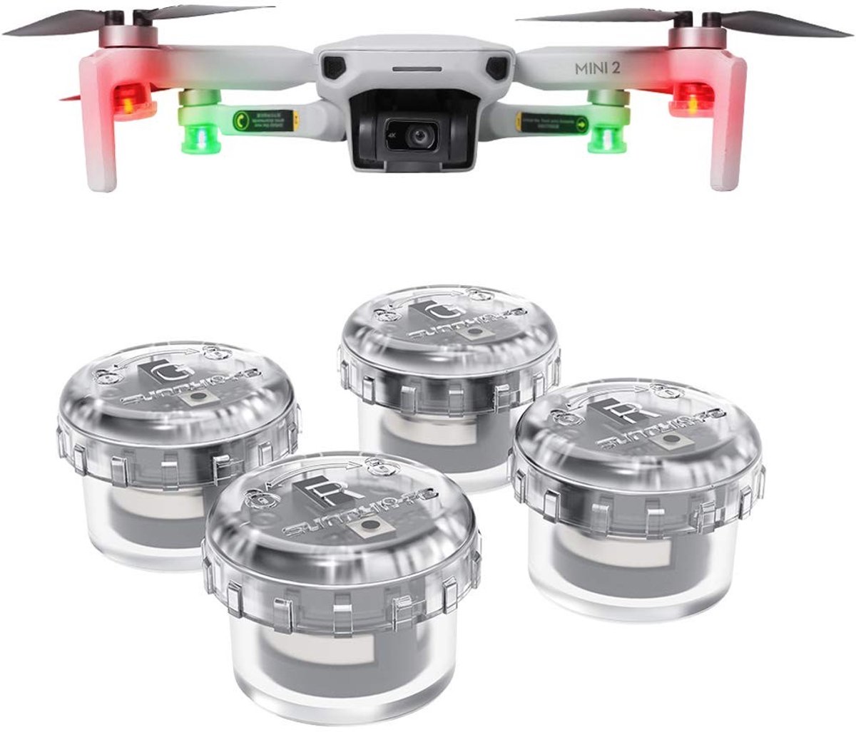 Solidchoice - Nachtverlichting voor DJI Drones, 4 Stuks
