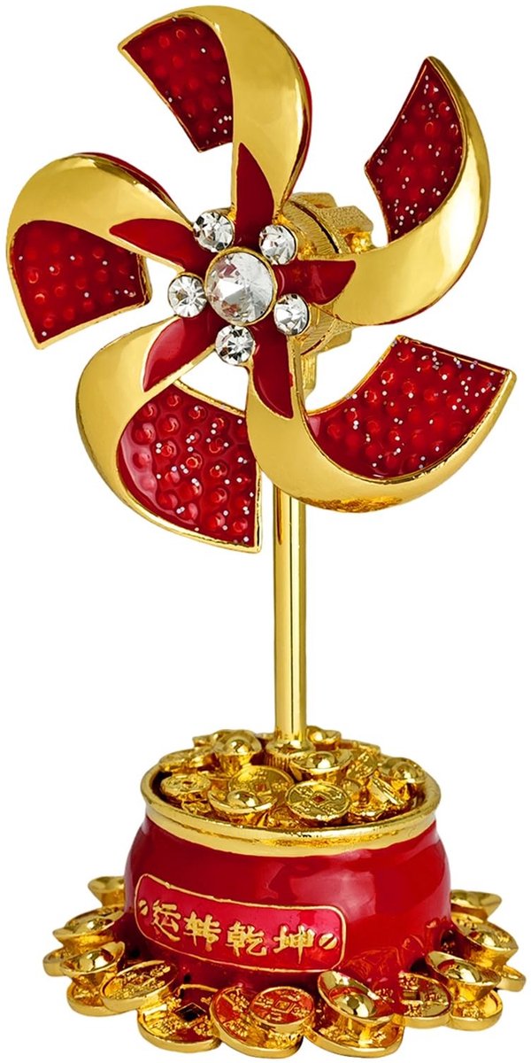 Solidchoice - Feng Shui Decoratieve Fan Beeldje voor Geluk en Welvaart