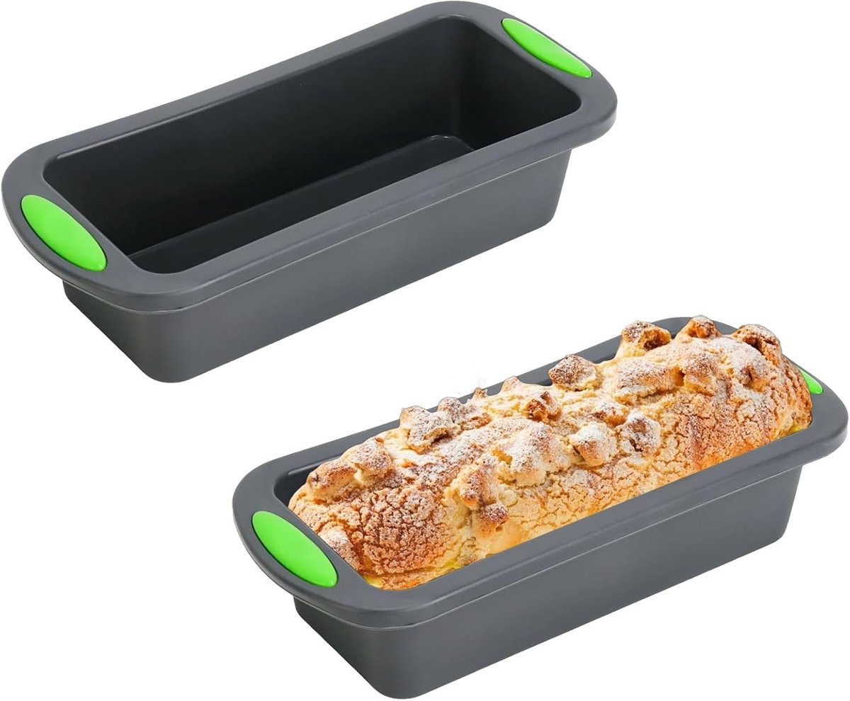 Broodbakvorm - Donkergrijs - 28 x 12,2 x 6 cm - Hittebestendige Siliconen Vorm - Voor Brood, Cake en Desserts