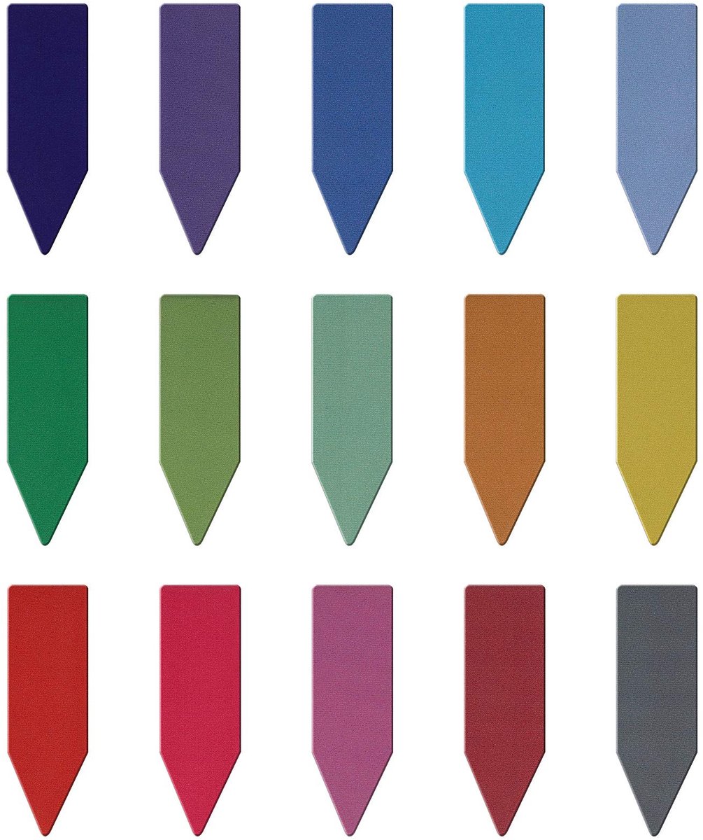 Magnetische Bladwijzers - Pijlvormige markers - Lezen Markeren - Niet-uitglijdend ontwerp - 30 stuks - Multicolor