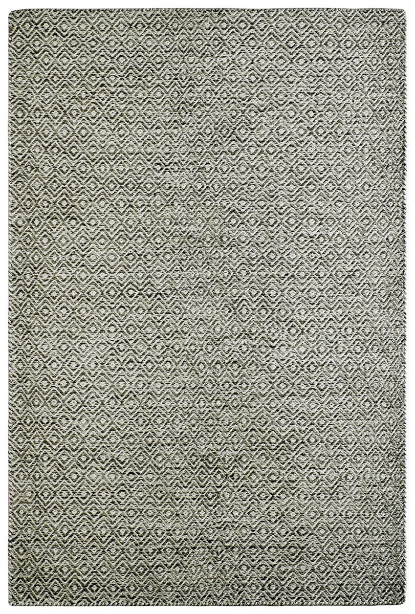 Padiro laagpolig vloerkleed 160 x 230 cm - taupe - modern effen design - geschikt voor vloerverwarming - van wol