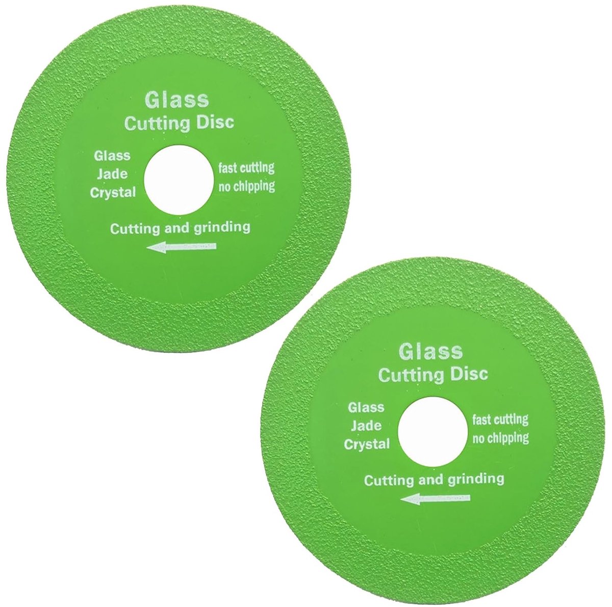 Glas snijdschijven set van 2 - 100 mm - flexibele schijven - perfect voor keramiek en marmer - ShopVlot