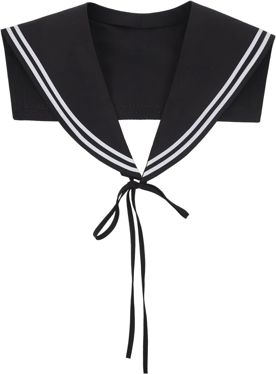 Afneembare matrozenkraag dames - JK uniform stijl - nepkraag met strik - perfect voor cosplay - ShopVlot