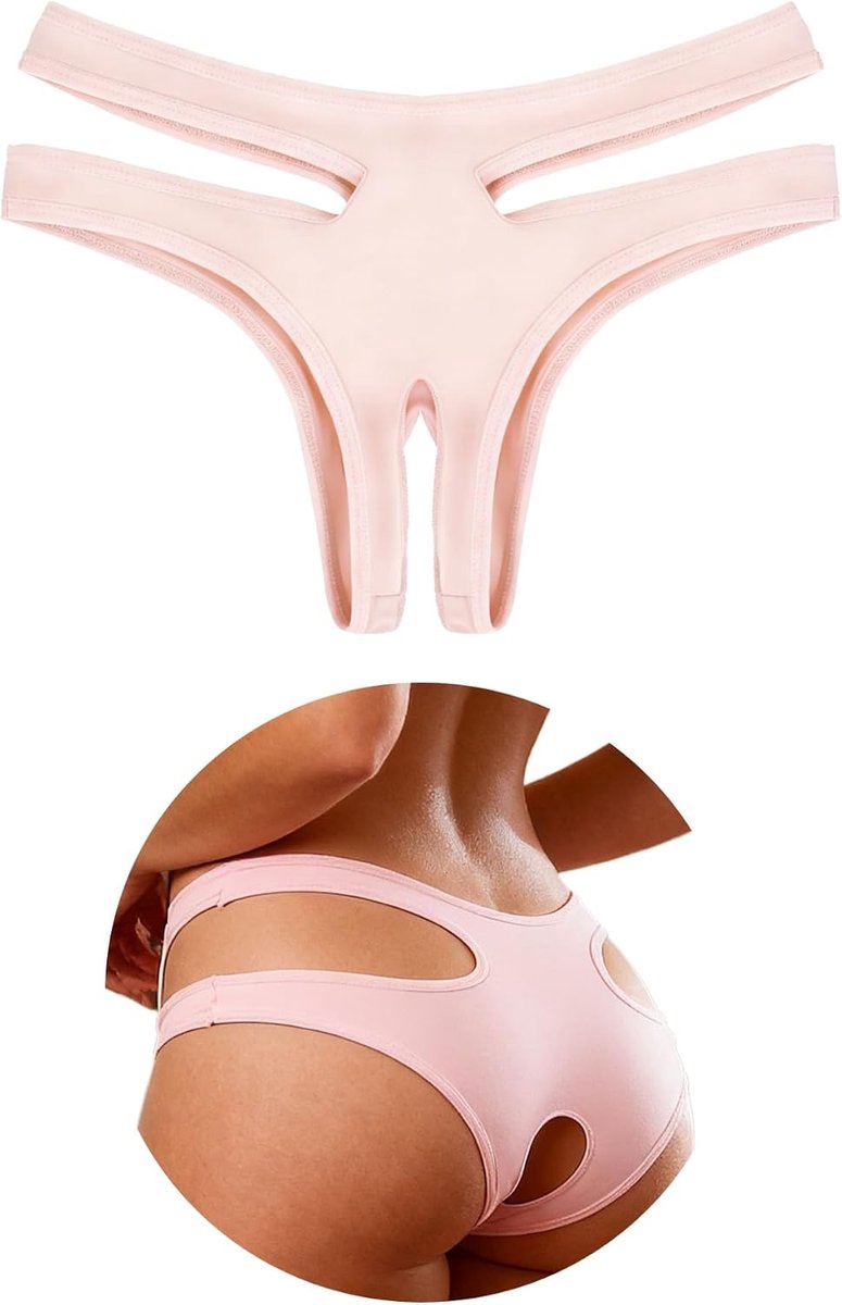 Slip grote maten dames XL - Roze - Comfortabel katoen - Perfecte pasvorm - ShopVlot