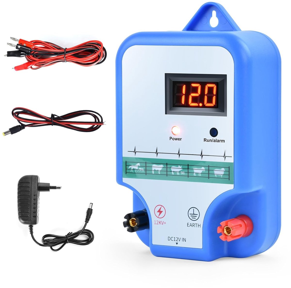 Omheiningsapparaat 230 V - elektrisch wilgenhek - 2 joule output - perfect voor het beschermen van dieren - ShopVlot
