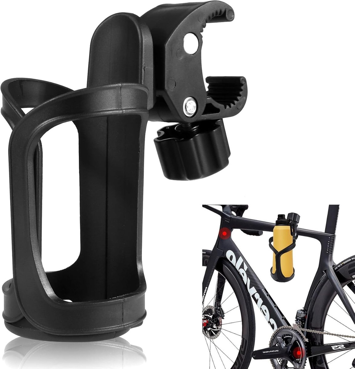 Fiets Drinkhouder voor Flessen en Bekers - Ideaal voor Fietstochten en Sportactiviteiten