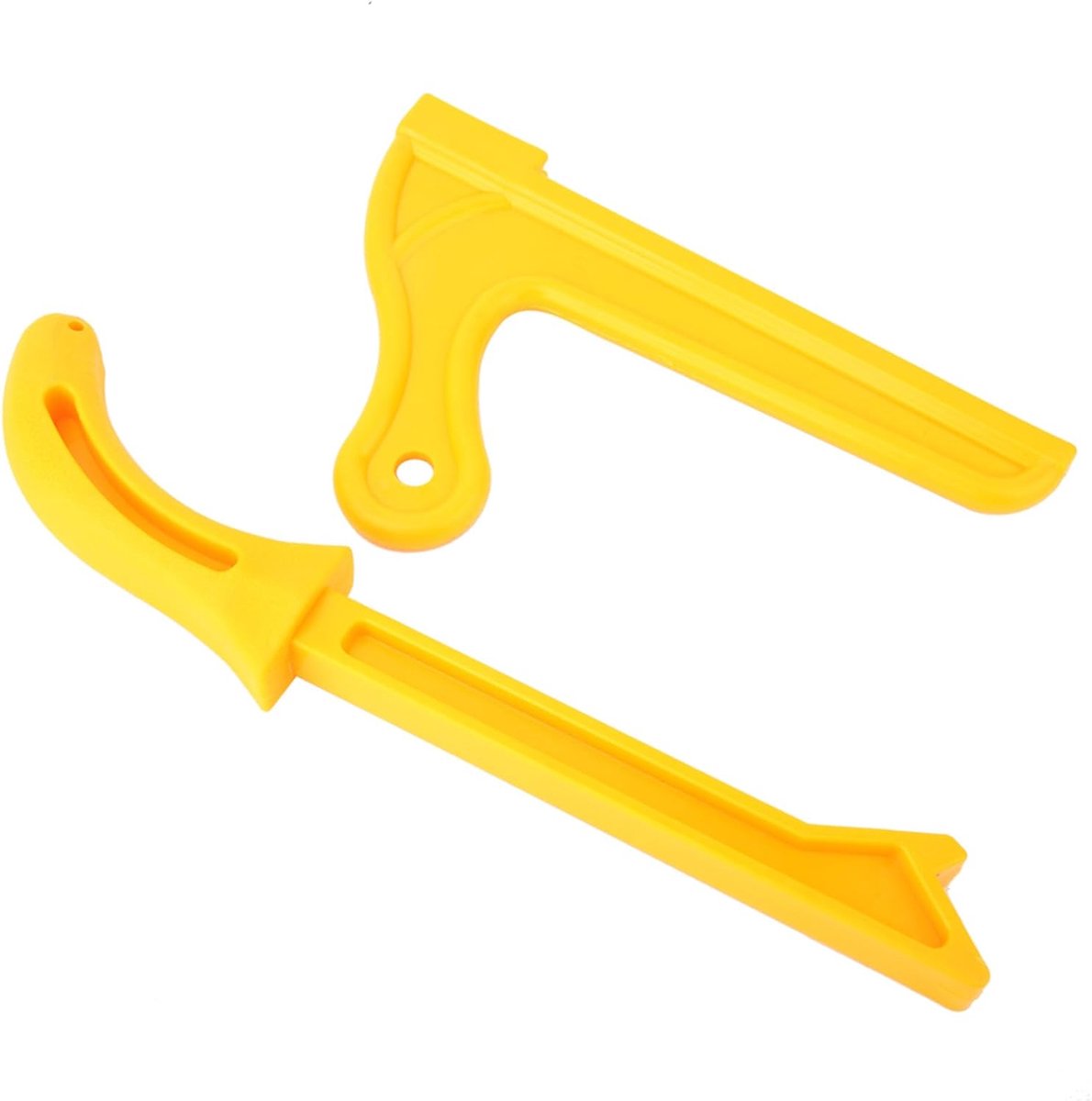 Houtbewerkings duwstok 2-pack - stevige kunststof - ergonomisch ontwerp - veilig zagen - ShopVlot