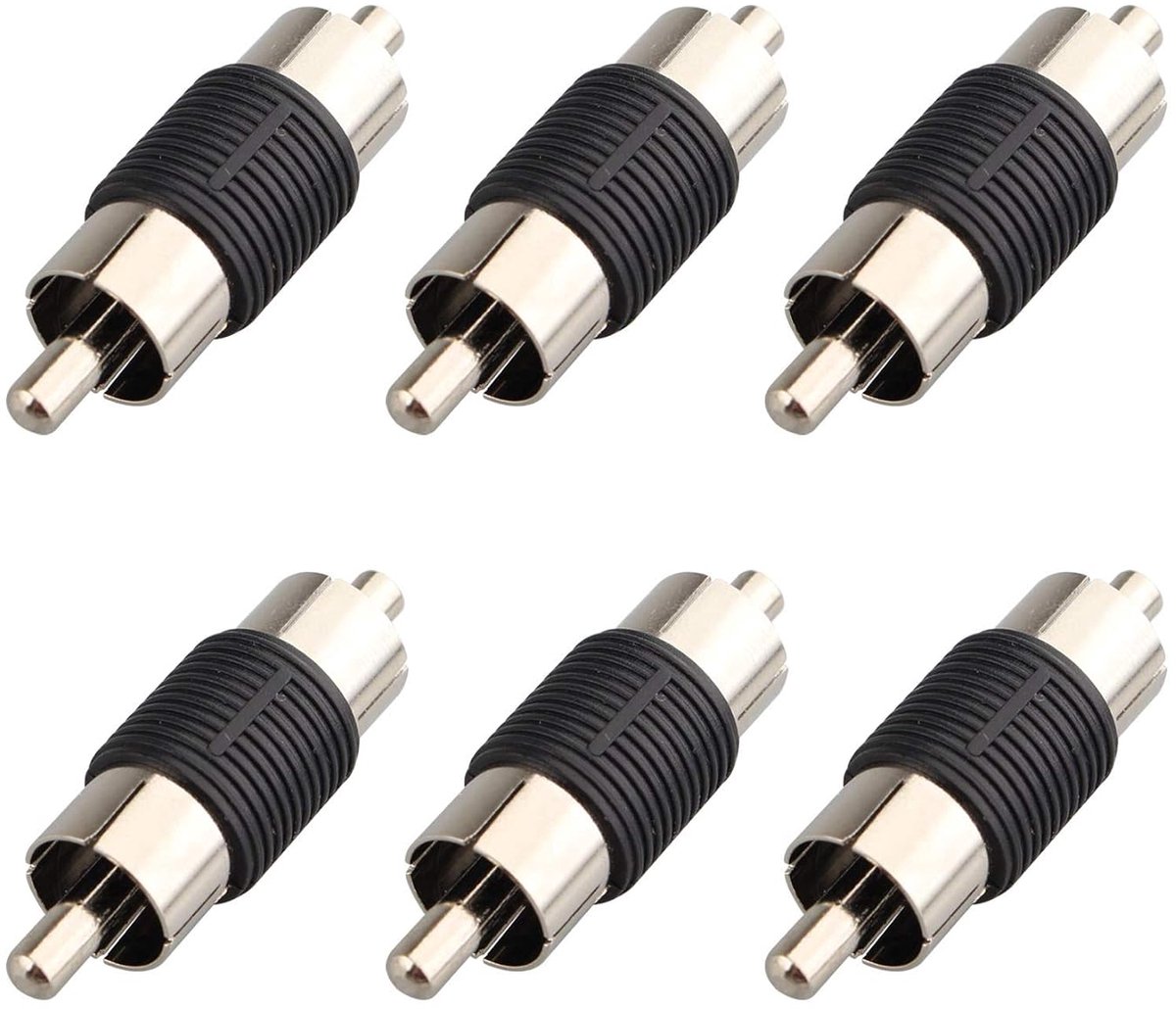 RCA Male naar Male Coupler - Professionele Audio Video Adapter - Betrouwbare Verbindingskwaliteit - ShopVlot