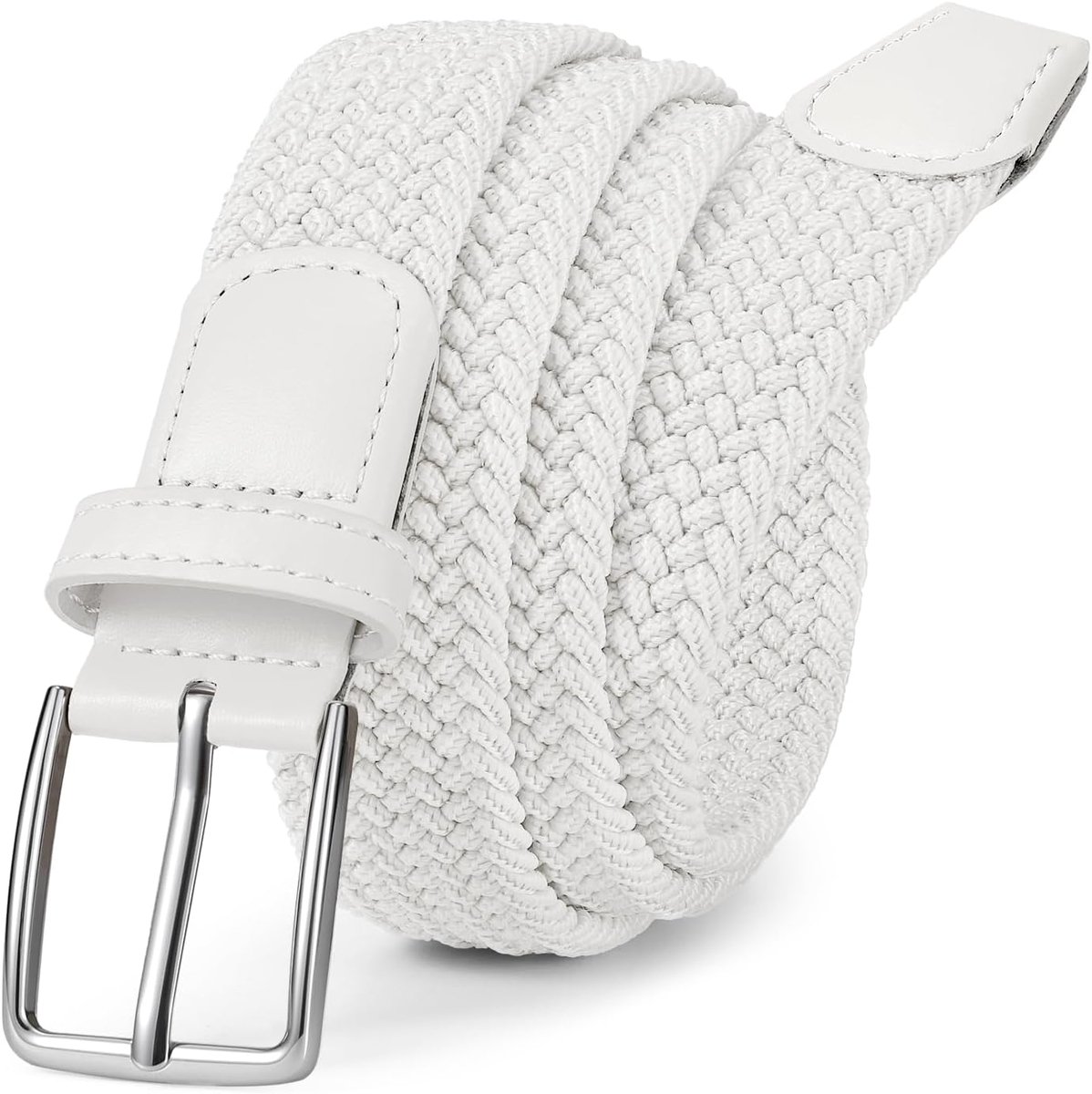 JasGood Elastische Gevlochten Riem 3 cm - Stretchband - Comfortabel en duurzaam - Voor dagelijks gebruik - ShopVlot