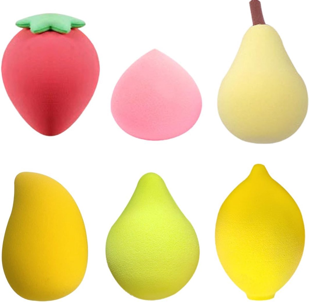 Make-up sponsen set - zachte en huidvriendelijke materialen - voor een natuurlijke afwerking - ideaal voor foundation - ShopVlot