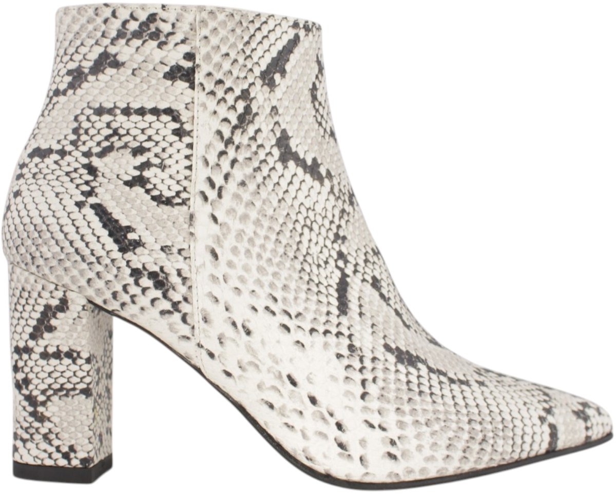 Noë Shoes Nirma Enkellaars White-Black