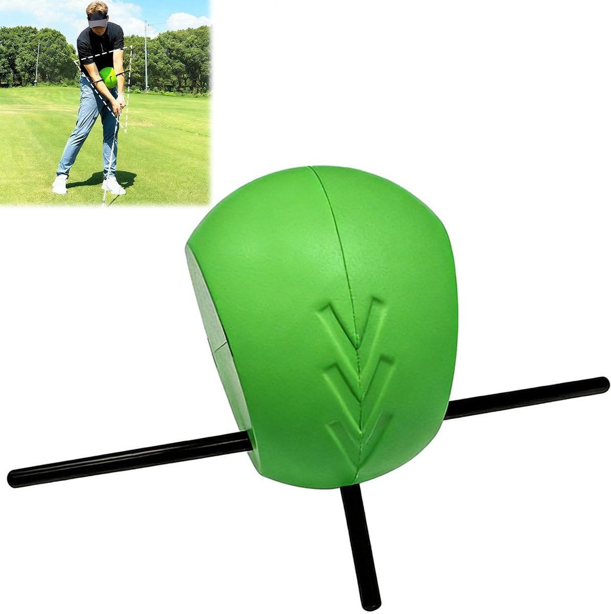 Golf Swing Trainer Ball - PU materiaal - Verbeterde swingtechnieken - Ideaal voor beginners - ShopVlot