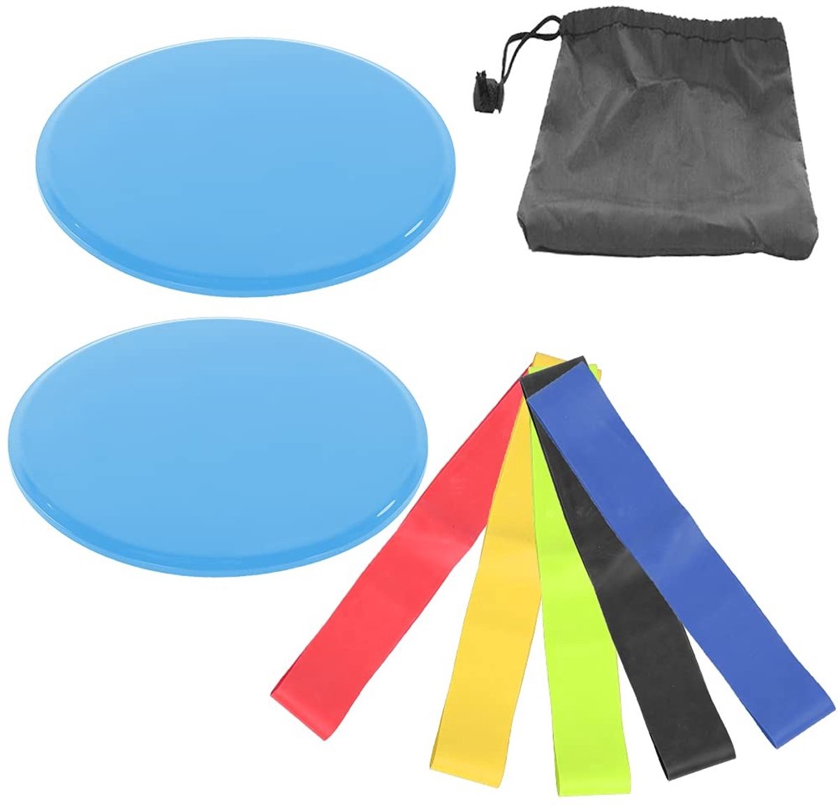 Solidchoice - Fitness Slider Schijven voor Thuistraining (Set van 2)