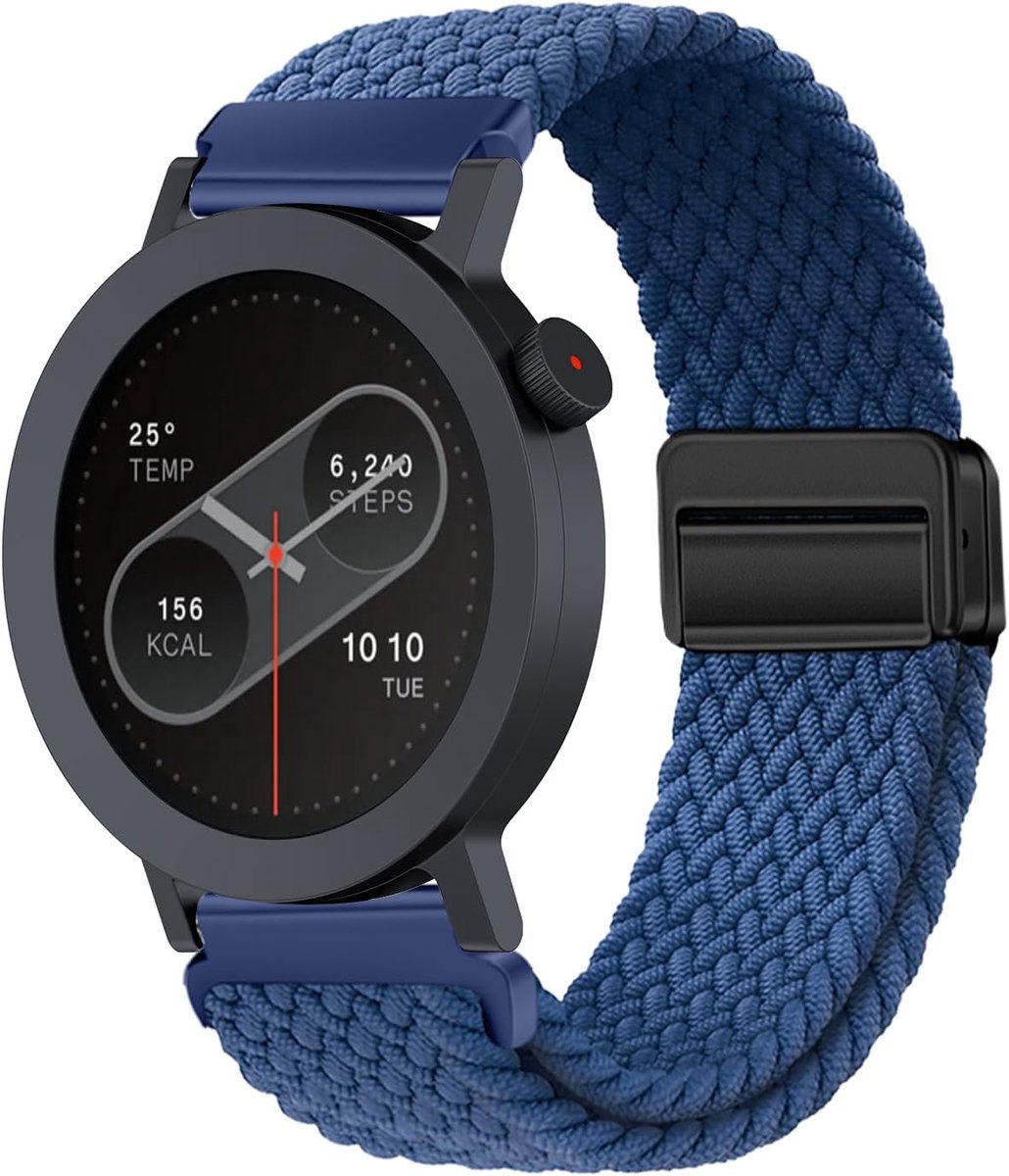 Nylon horlogeband 22 mm - magnetisch - voor CMF by Nothing Watch Pro 2 - verstelbaar voor comfort - ShopVlot