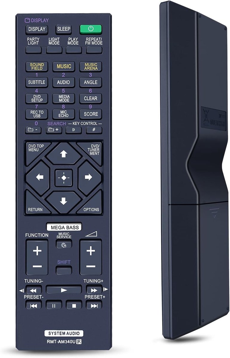 RMT-AM340U 149334111 Replacement Remote Control Compatible with Sony Audio System MHC-V90DW SA-V90DW MHCV90DW SAV90DW - ShopVlot
