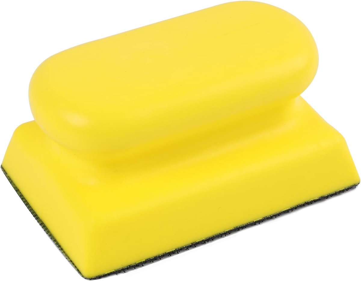Schuursponshouder met klittenbandsluiting voor nat en droog slijpen, ergonomische schuurpapierhouder, comfortabele - ShopVlot