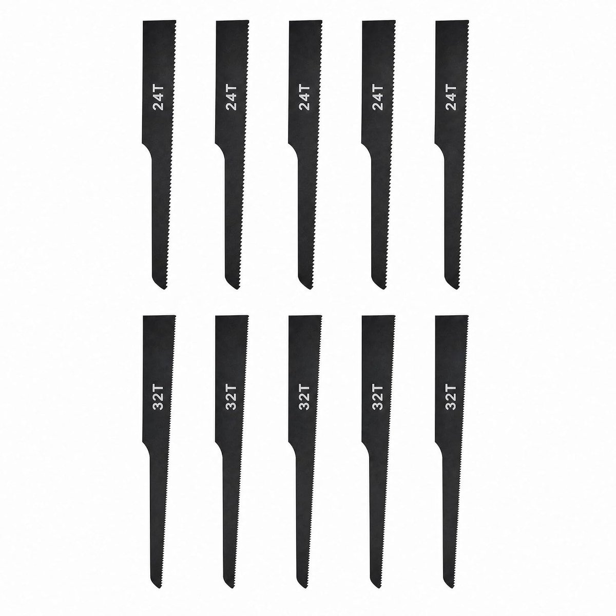 10 stuks zaagbladen persluchtzaag, 24T 32T, vervangingszaagbladen, set voor carrosseriezagen, pneumatische zaagbladen - ShopVlot