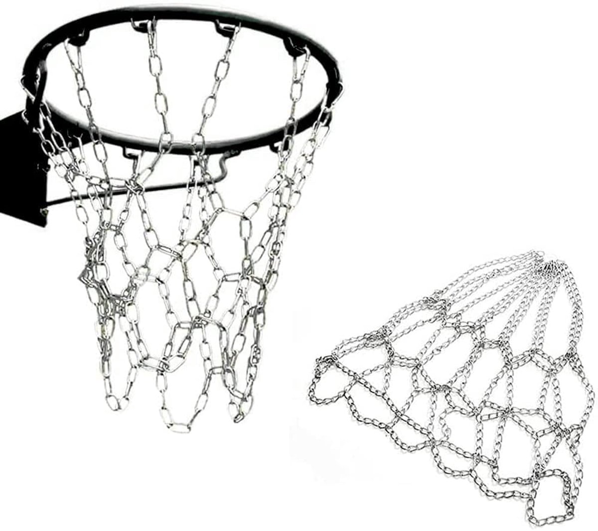 Basketball Net Replacement Basketball Net Basketball Basket Metal Outdoor Basketball Net for Indoor Basketball Court - ShopVlot