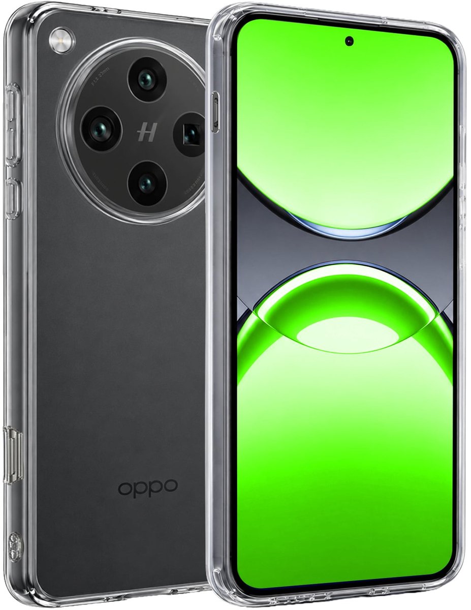 Hoesje Geschikt voor OPPO Find X8 Pro - Sterk & Shockproof - Hoes Cover - Siliconen Case - Transparant