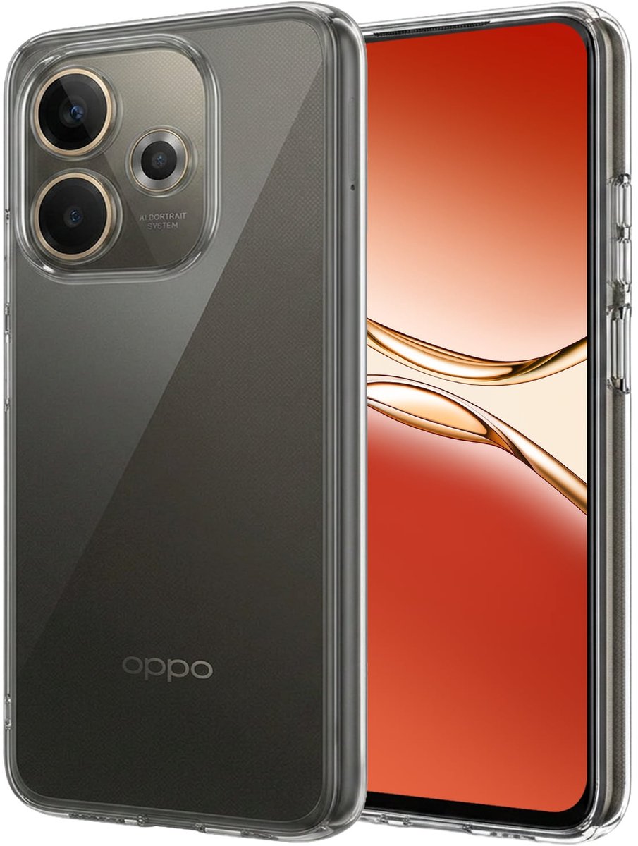 Hoesje - Geschikt voor OPPO A5 Pro - Sterk & Shockproof - Hoes Cover - Siliconen Case - Transparant