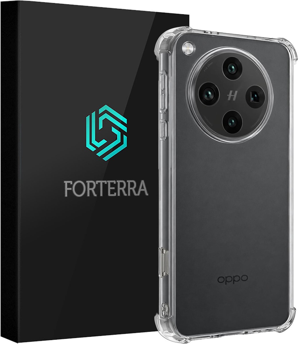 Hoesje Geschikt voor OPPO Find X8 Pro - Sterk & Shockproof - Siliconen Shock Case - Hoes Cover - Transparant