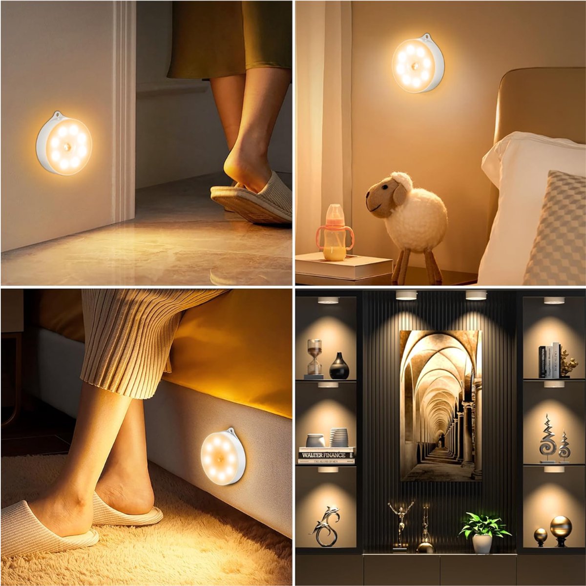 ZRNS® Trapverlichting Draadloos - LED met Beweginssensor - Complete Set - 3 Stuks