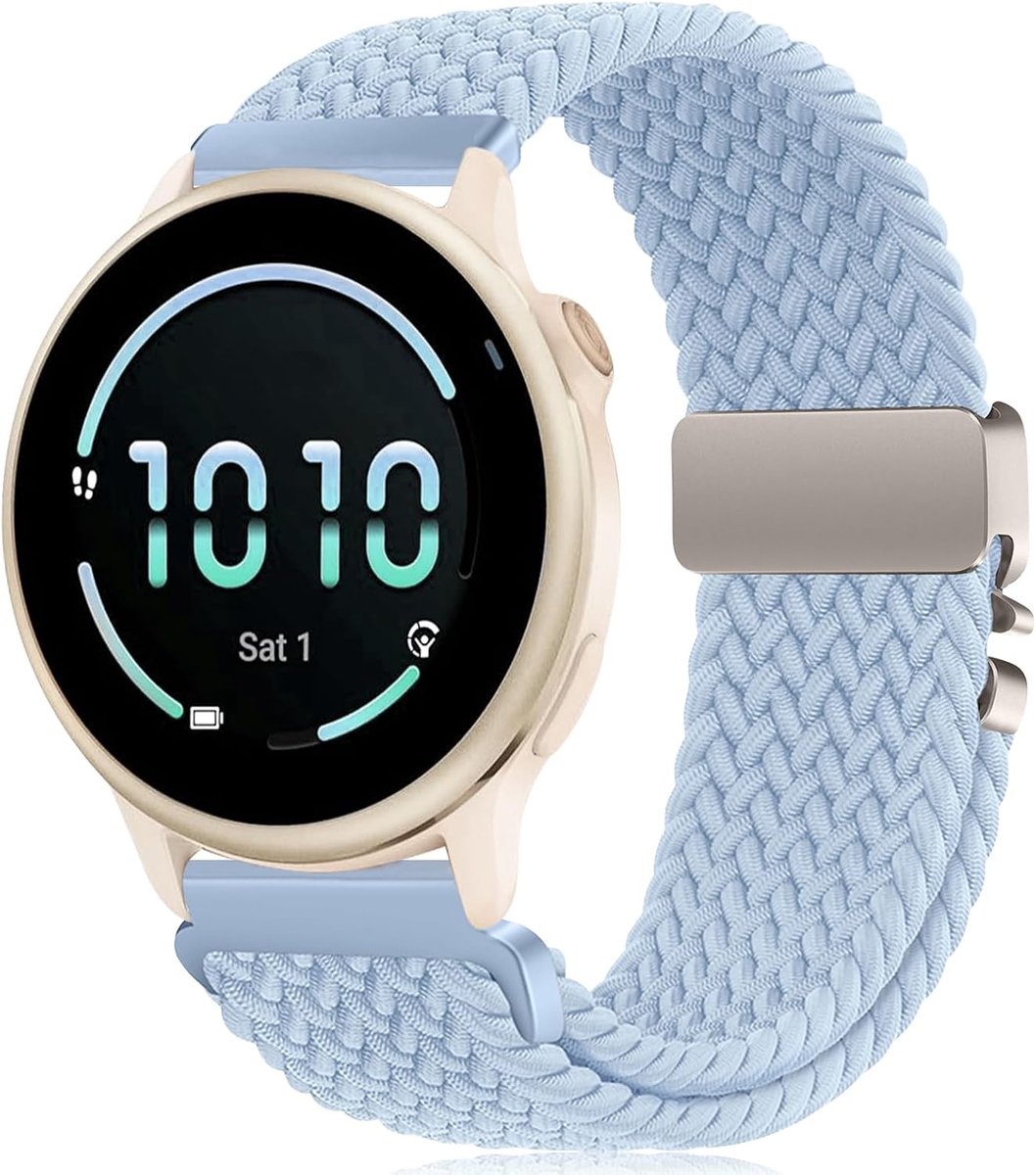 Nylon Watch Strap Compatible with Garmin Venu 4 41mm/Vivoactive 6/5/3/Vivoactive 4 45mm, 18mm 20mm 22mm Woven Watch - ShopVlot