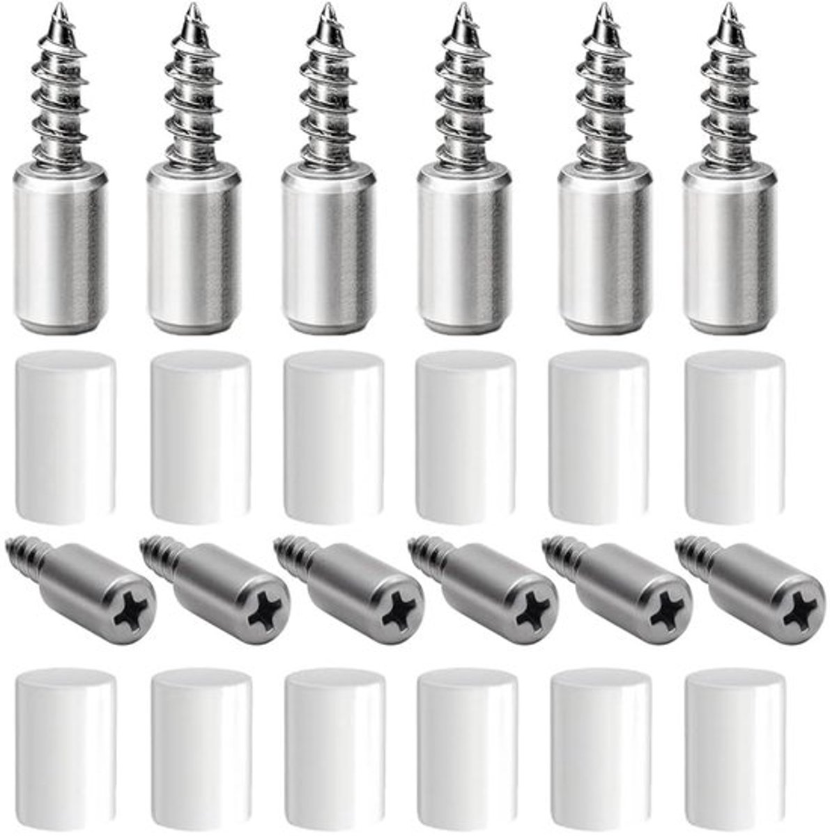 Plankdragers 50 Stuks - Vloerdragers - Plankdrager met Rubberen Bescherming - Plankpennen - Schroeven - Diameter 7,5 mm - Geschikt voor Kasten en Meubels - Planksteunen