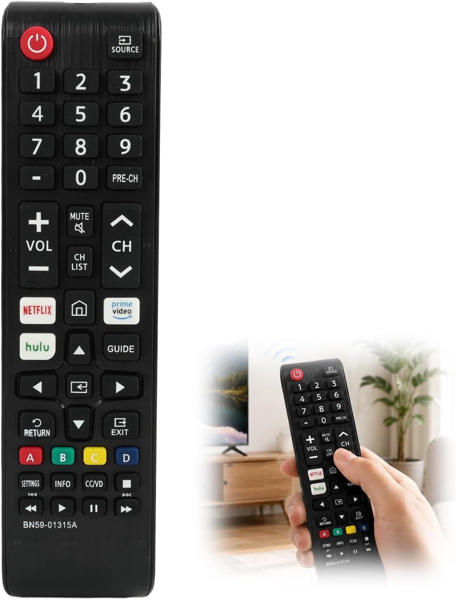afstandsbediening vervangend - compatibel met Samsung Smart LED TV - Netflix en Prime Video knoppen - ShopVlot