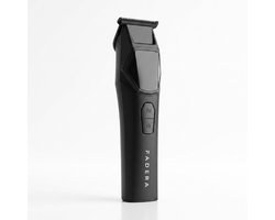 FADERA Professionele Baardtrimmer voor Mannen - 8000 RPM - DLC Messen - 240 Min Accuduur - USB-C - LED Display