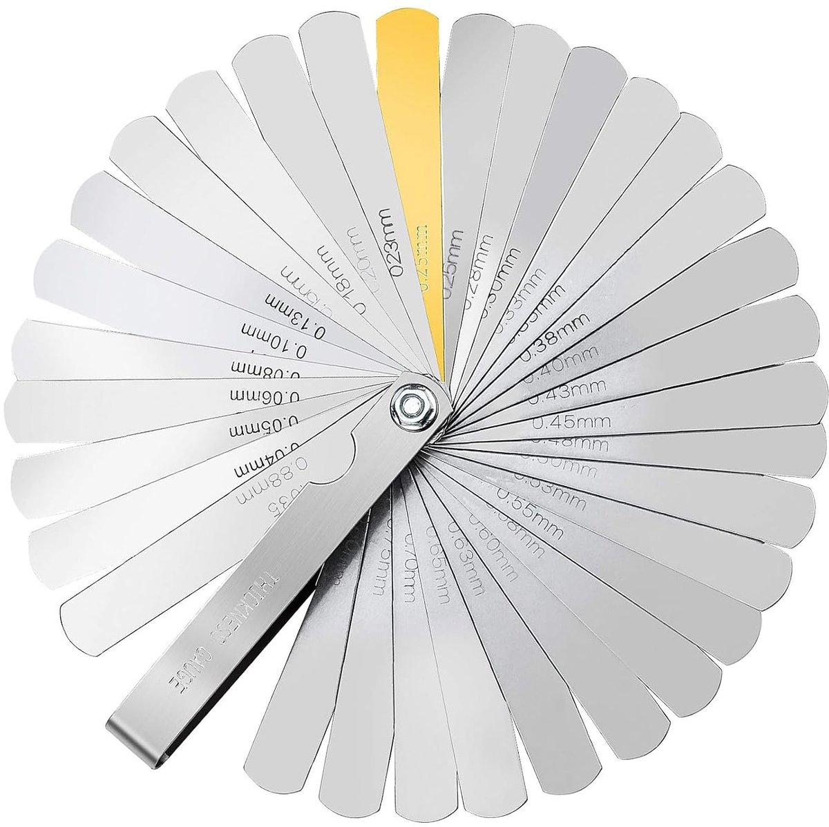 32 messen wig set - dubbele meetsystemen - metrische en imperiale diktemeters - voor nauwkeurige metingen - ShopVlot