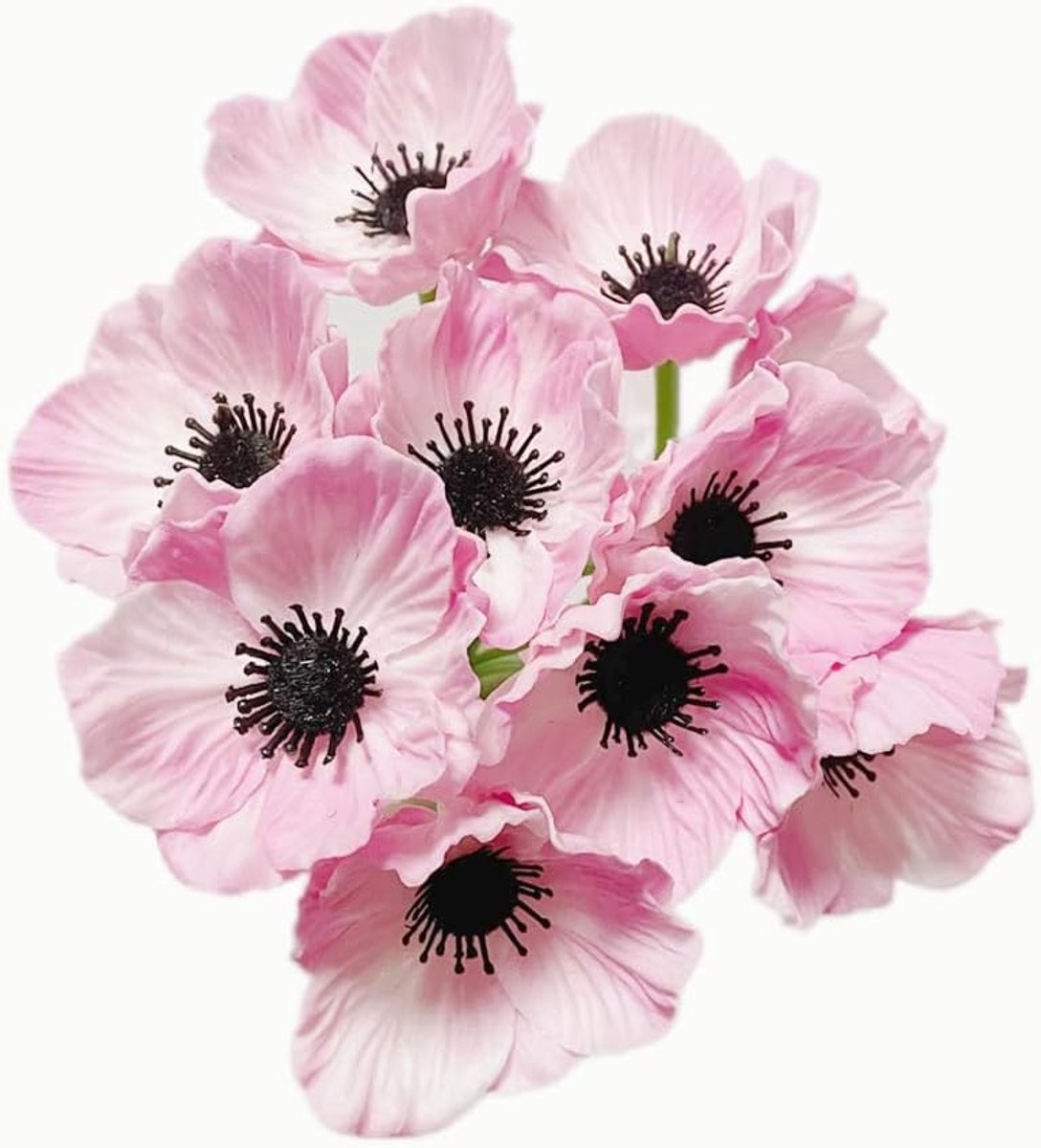 Kunstbloemen Poppy 11 inch - Multicolor PU - Geen vervaging - Perfecte decoratie voor vaas of bruiloft - ShopVlot