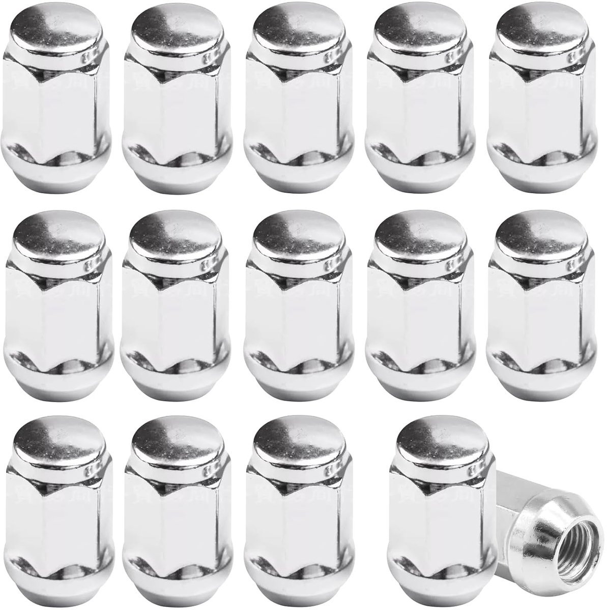 Wielmoeren 20pcs M12 x 1.5 - Zilver - Gesloten kegelvorm - Geschikt voor de meeste fabriekswielen - ShopVlot