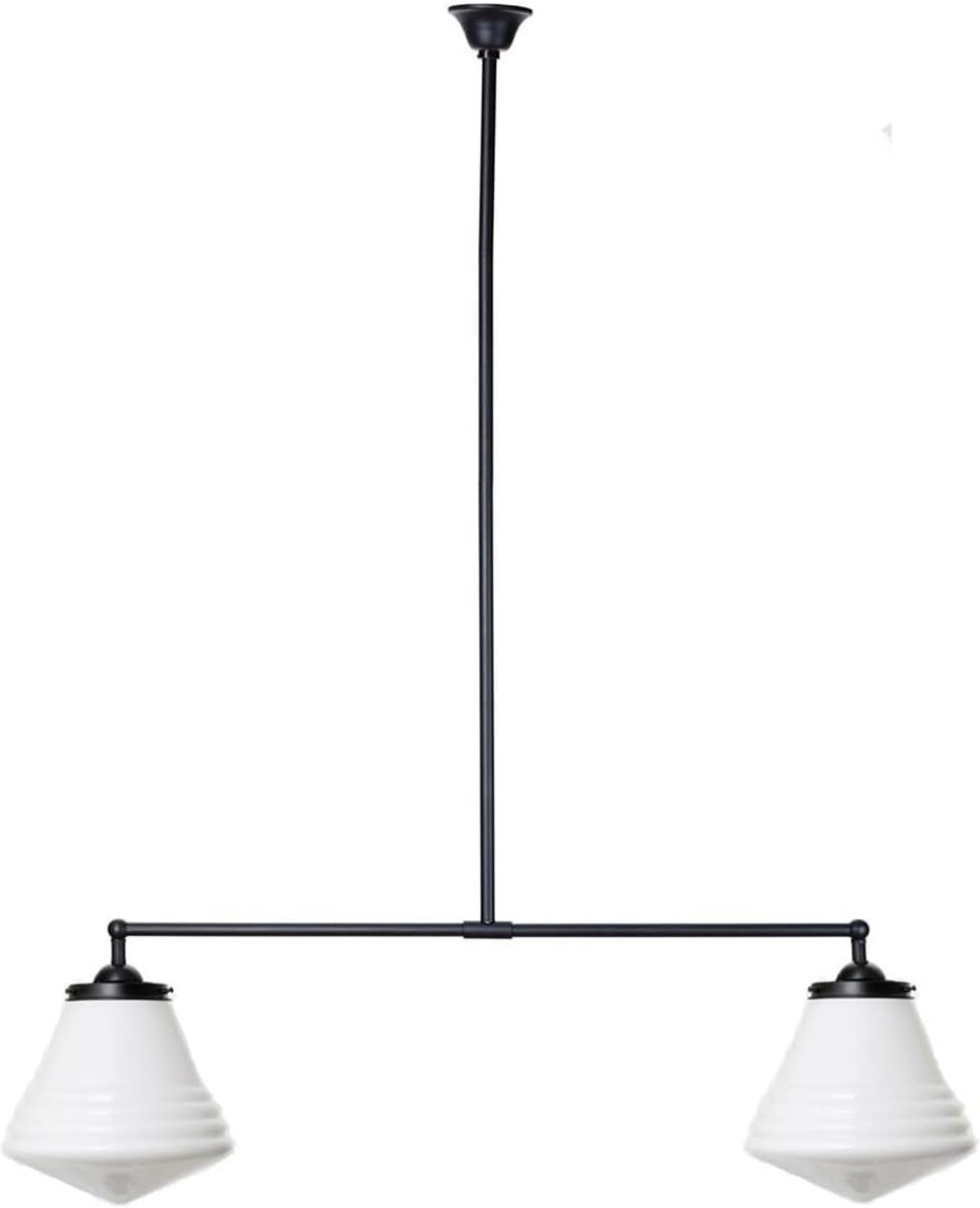 T-lamp 2 lichten - Art Deco design - Mond geblazen glas - Luxueuze sfeer voor elk interieur - ShopVlot