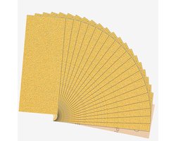 STEBRUAM Sandpaper, Sandpaper with 80 Granules Used for Polishing Metal Frame Wood Cars (21 Pieces) - ShopVlot