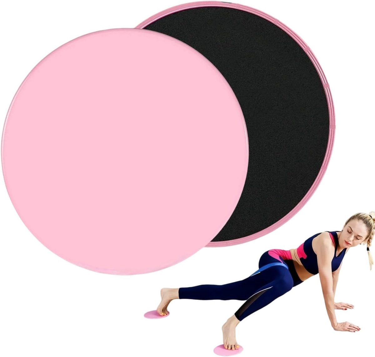 Sliders, 2pcs sliders fitness sliding discs sports double-sided gliding disc fitness training for full-body exercises - ShopVlot