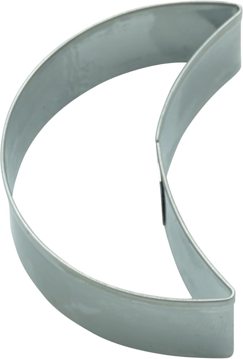 BekkiB - Cookie cutter "moon" - Cutters approx. 6 x 1 cm - Dishwasher-safe cookie cutter made of stainless steel - ShopVlot