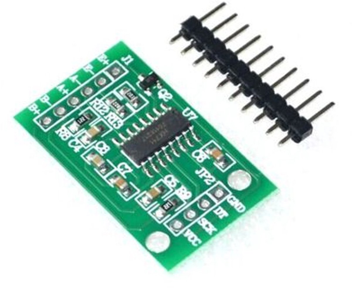 HX711 Weighing Pressure Sensor Dual-channel 24 Bit Precision AD Module Load Cell Compatible with Arduino - ShopVlot