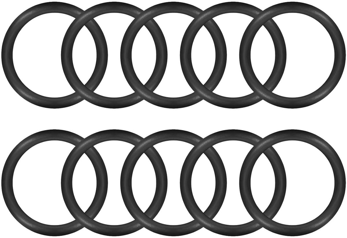 50 Stuks Nitril Rubber O-Ringen 24mm Buitenmaat 21mm Binnenmaat 1.5mm Dikte voor Waterdichte Toepassingen en Afsluitingen